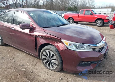 2017 Honda Accord Hybrid из США, поврежденный, VIN JHMCR6F32HC022629